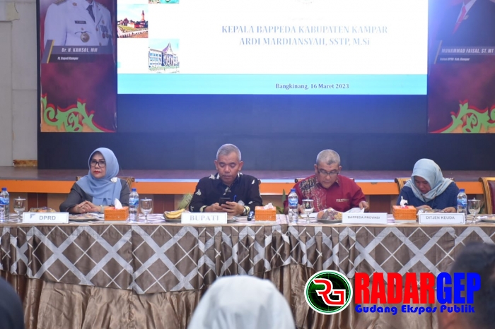 Pj Bupati Kampar Buka Musrenbang Kabupaten Kampar Tahun 2023