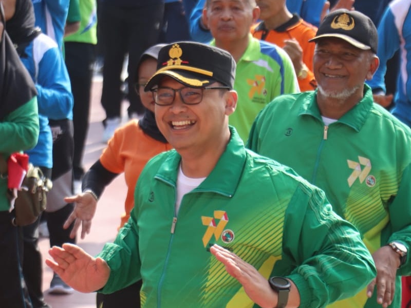 Kapolres Langkat Hadiri Olahraga Bersama Peringatan Hari Koperasi Nasional ke 77 Tahun 2024