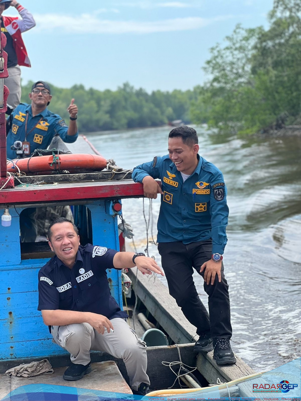 Dinas Kominfo Rohil Turun ke Dusun Sei Sekobat dan Sei Daun Palika