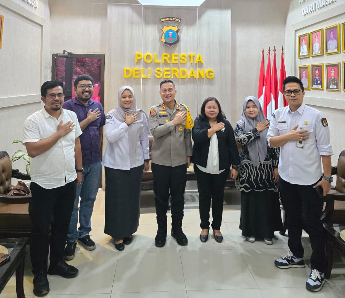 Kapolresta Deli Serdang Terima Audensi Dari KPU Deli Serdang