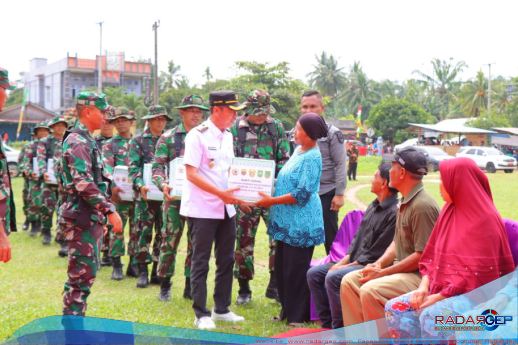 Melalui Program Lintas Sektoral, Bupati Rohil Buka TMMD Ke-117