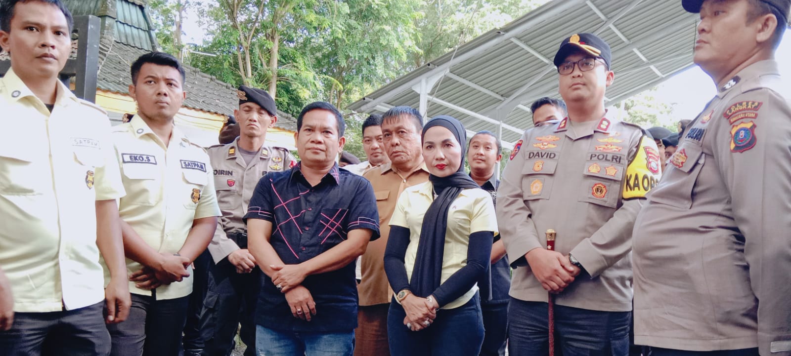 Kapolres Langkat Memimpin Langsung Pengamanan Aksi UNRAS Mahasiswa