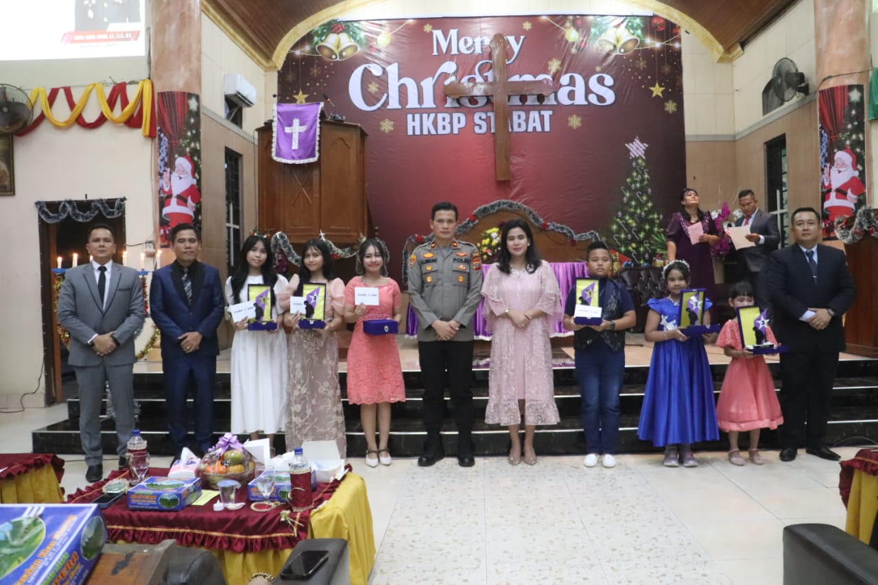 Polres Langkat Gelar Ibadah Perayaan Natal