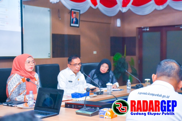 Pj Sekda Kampar : Optimalisasi Penerimaan PAD Pemkab Kampar Bentuk 5 Kantor UPT Bappenda