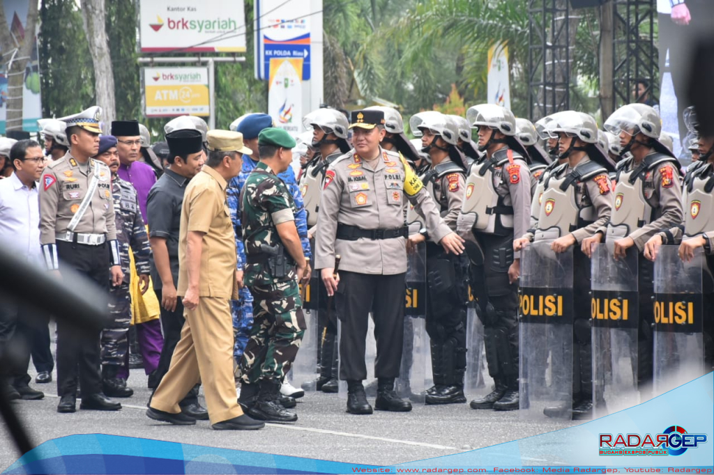 Pasukan Pengamanan Pemilu 2024 Resmi di Mulai