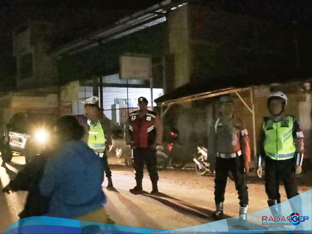 Polres Sergai Gelar Patroli Malam di Sekitar Teluk Mengkudu