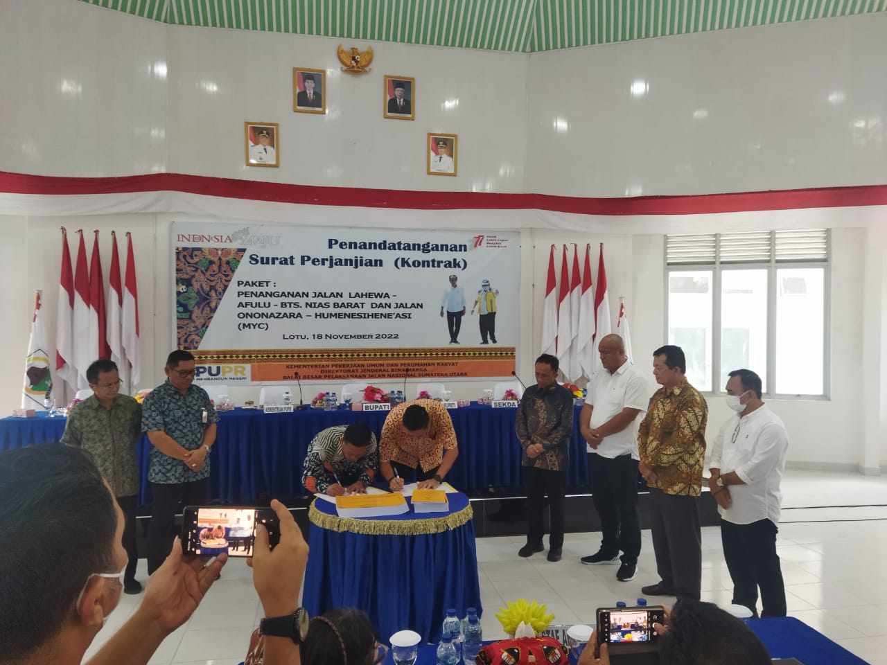 Kabupaten Nias Utara Mendapatkan 2 Paket Peningkatan Ruas Jalan Dari Kementrian PUPR