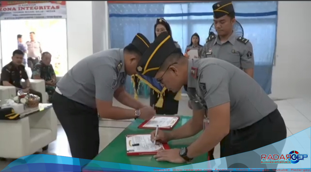 Teken Pakta Integritas, Rutan Kelas I Medan Berkomitmen Bangun ZI Optimis Raih WBK