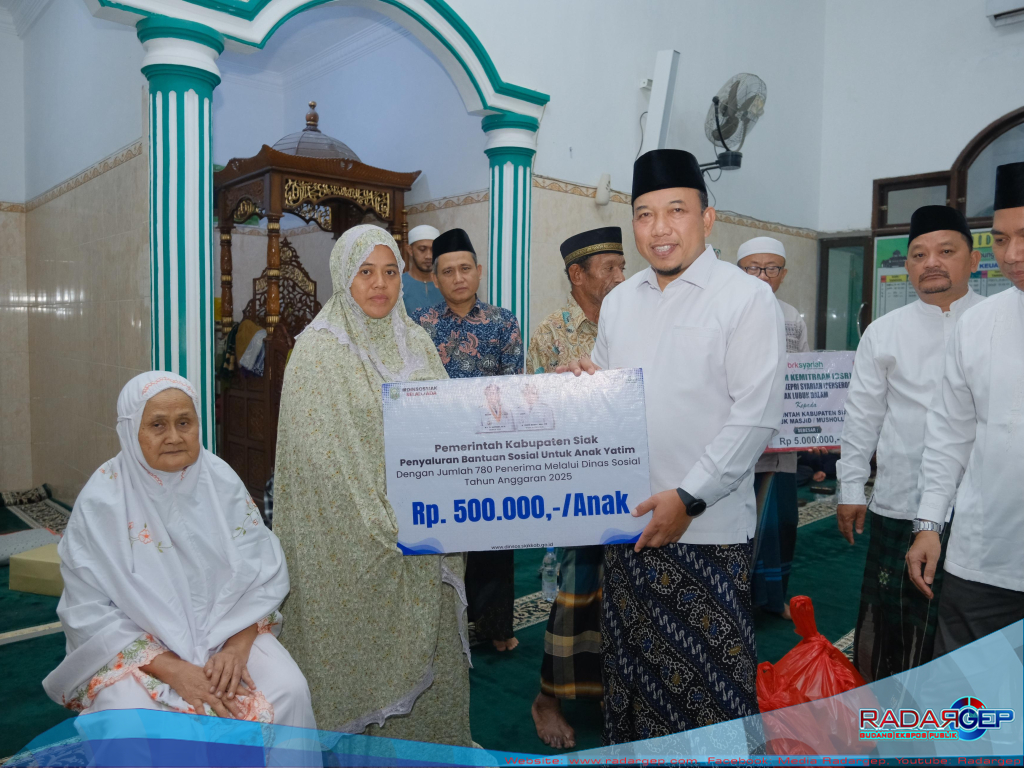 Wabub Siak Safari Ramadan di Kampung Gabung Makmur, Ajak Tingkatkan Kualitas Ibadah