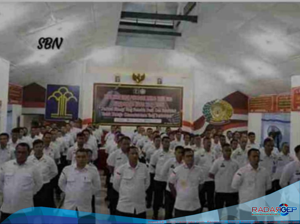 Apel Awal Tahun 2024 Rutan Kelas I Medan Bersama Menteri Yasonna H Laoly Secara Virtual