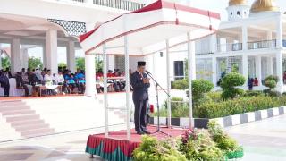 Peringatan Hari Sumpah Pemuda, Wabup Rohil Sampaikan Amanat Menpora