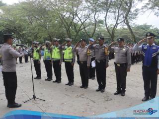 Polres Langkat Laksanakan Pengamanan HUT Langkat Ke - 274