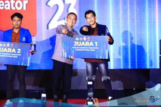 Polri membuka Awarding Night Polri Campus Creator Competition 2023