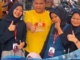 Hasrul Benny Harahap Kunjungi Desa Namo Taulang Sibiru-biru Ajak Warga Tidak Golput dan Pasang Batako Jalan Utama