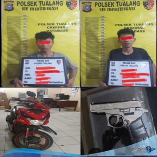 Kurang 24 Jam, Pelaku Berhasil Ditangkap Tim Opsnal Polsek Tualang