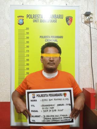 Viral di Media Sosial, Dua Lelaki Diamankan Tim Opsnal Polresta Pekanbaru