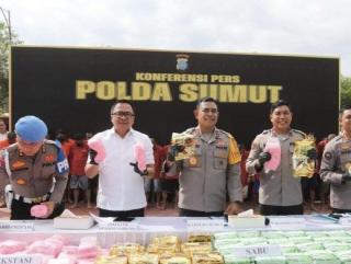 Polda Sumut Selamatkan 10,7 Juta Jiwa dari Ancaman Narkoba Sepanjang Tahun 2024