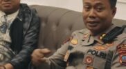 Tim kepolisian melakukan olah TKP kasus kematian siswi di Nias Utara.