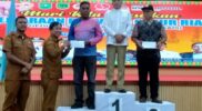 Suasana penutupan Kejurprov Catur Rokan Hilir 2026 di Gedung H. Misran Rais.
