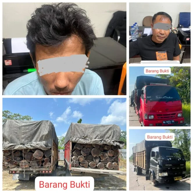 Foto: Tersangka dan Barang Bukti