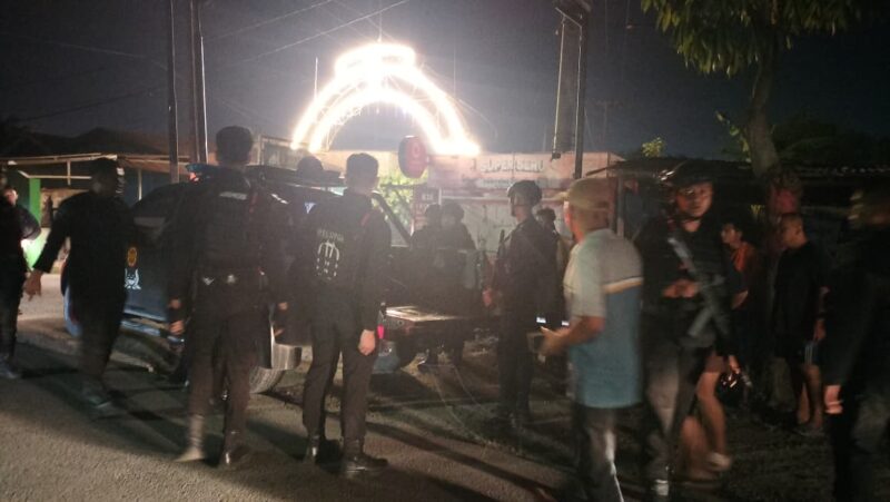Foto: Brimob Polda Sumut gagalkan tawuran maut di Medan! 4 pemuda diamankan bersama senjata tajam