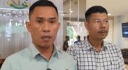 Kepala Seksi Penerangan Hukum (Kasipenkum) Kejati Riau, Zikrullah, saat memberikan keterangan pers terkait penetapan tersangka baru kasus korupsi dana PI 10 persen PT SPRH.