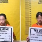 Foto penangkapan  komplotan pemerasan berkedok aplikasi kencan MiChat oleh Polsek Sukajadi, Pekanbaru.